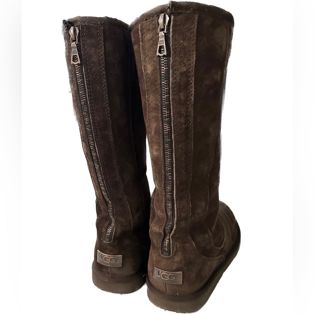 UGG Boots Uggs Knightsbridge Tall Mid-Calf Boots Dark Brown Size 10